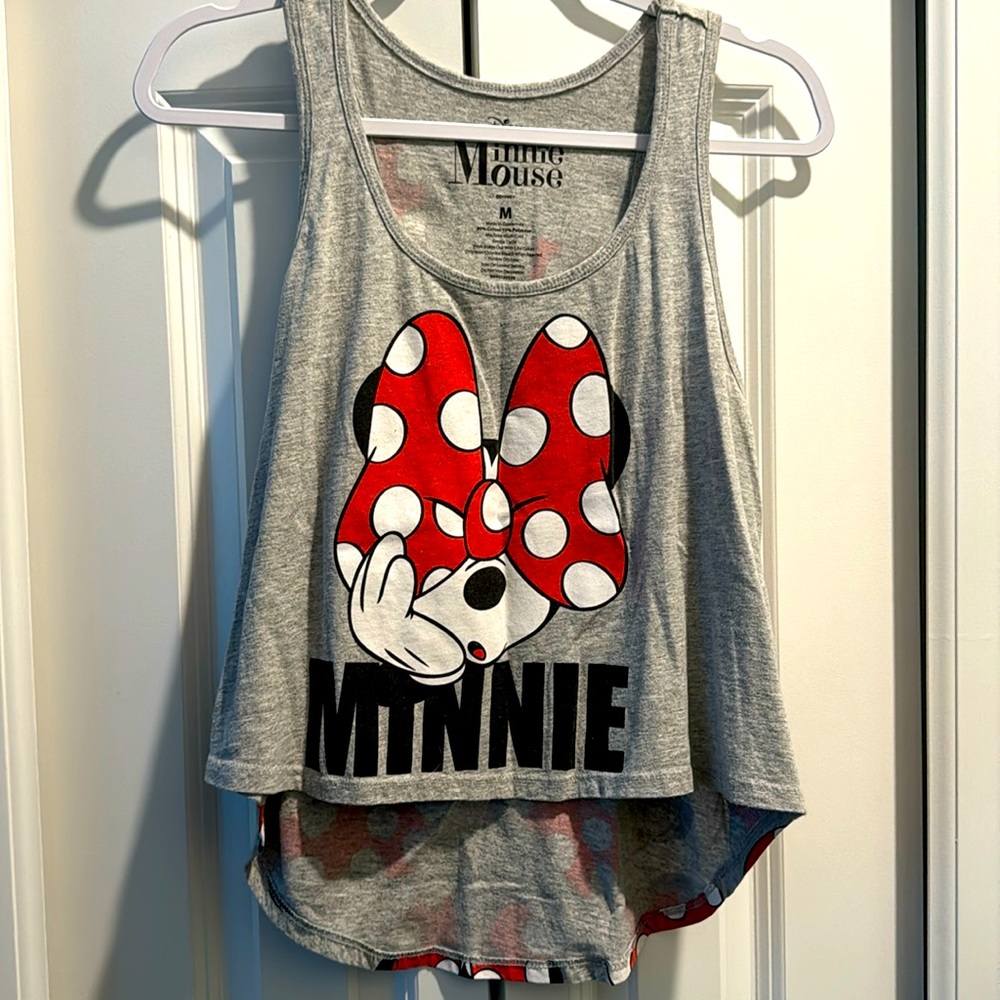Minnie Mouse Cropped Tank Top